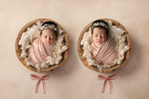 Best newborn photographers Dallas for twins newborn photography