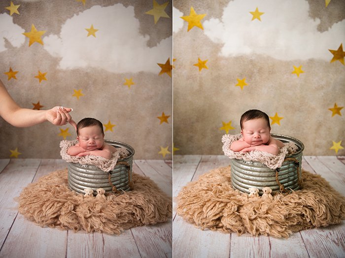 How to edit newborn photos in Photoshop
