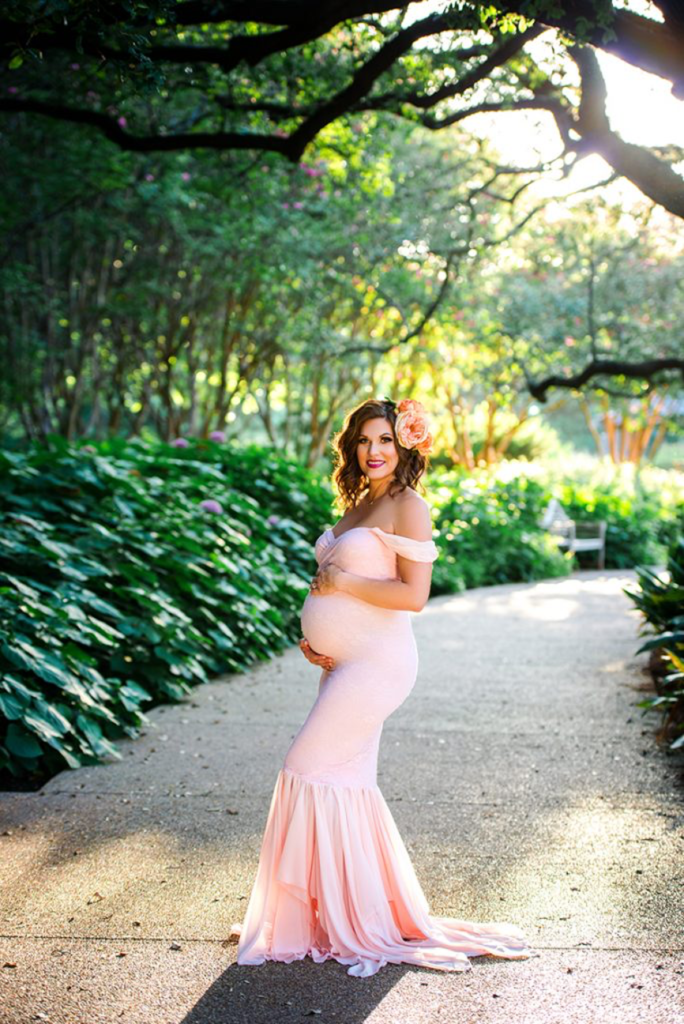 maternity long gown maternity photos