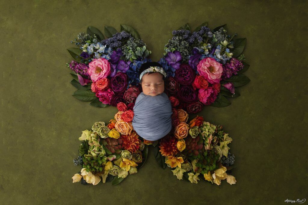 Rainbow baby photography session