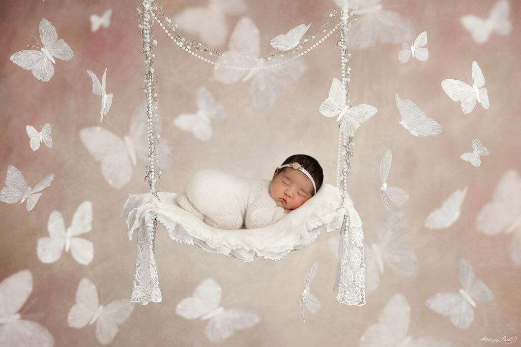 Baby photographer Dallas TX unique newborn photoshoot