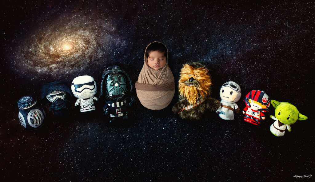 Star wars newborn photography